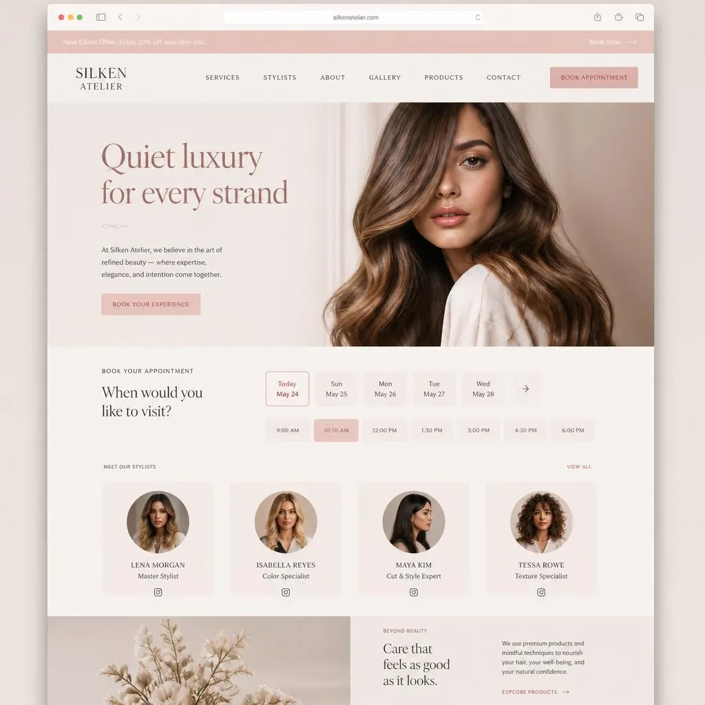 Editorial project spread